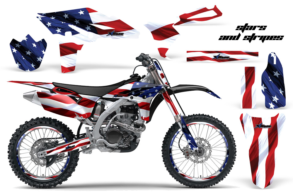 Yamaha YZ250F 2010 Graphics Kit STARSSTRIPES-NP